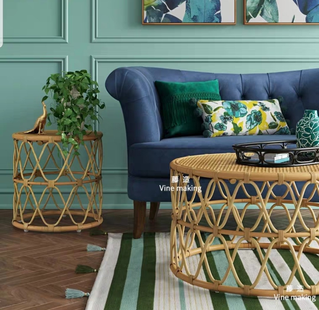 Ratten Coffee Table, Furniture & Home Living, Furniture, Tables & Sets ...