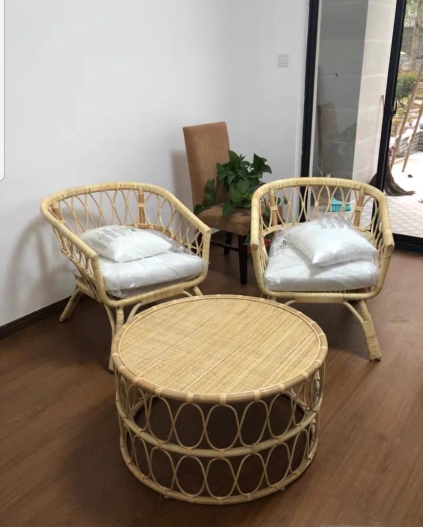 Ratten Coffee Table, Furniture & Home Living, Furniture, Tables & Sets ...