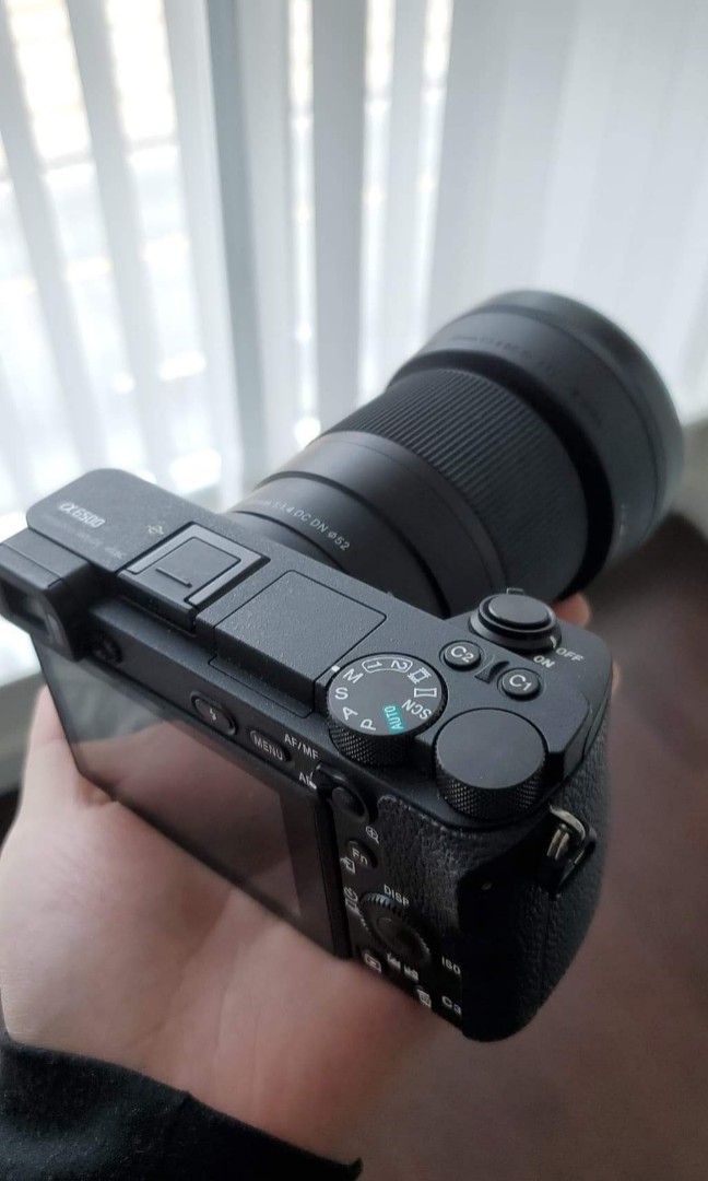 Sony A6500 camera with Sigma 30mm 1.4 lens
