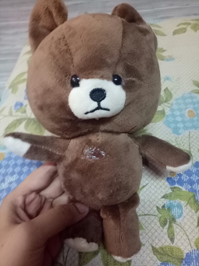 stuffed toy Line Friends Brown Plushie, Hobbies & Toys, Toys & Games on