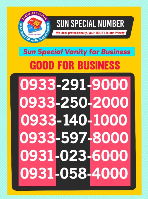 Sun Special Vanity Good Numbers-S CODE JALCXZKLL, Mobile Phones ...