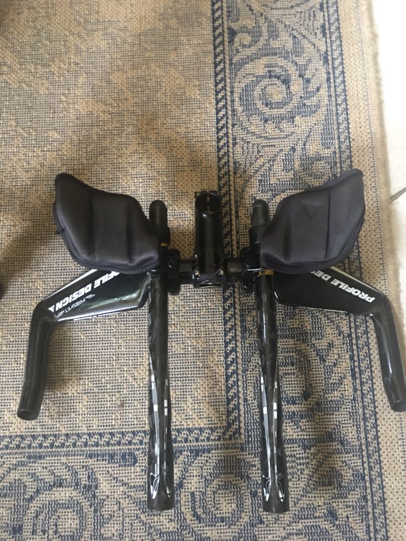 Tri bike aero bar and handle bar, Sports Equipment, Bicycles & Parts ...