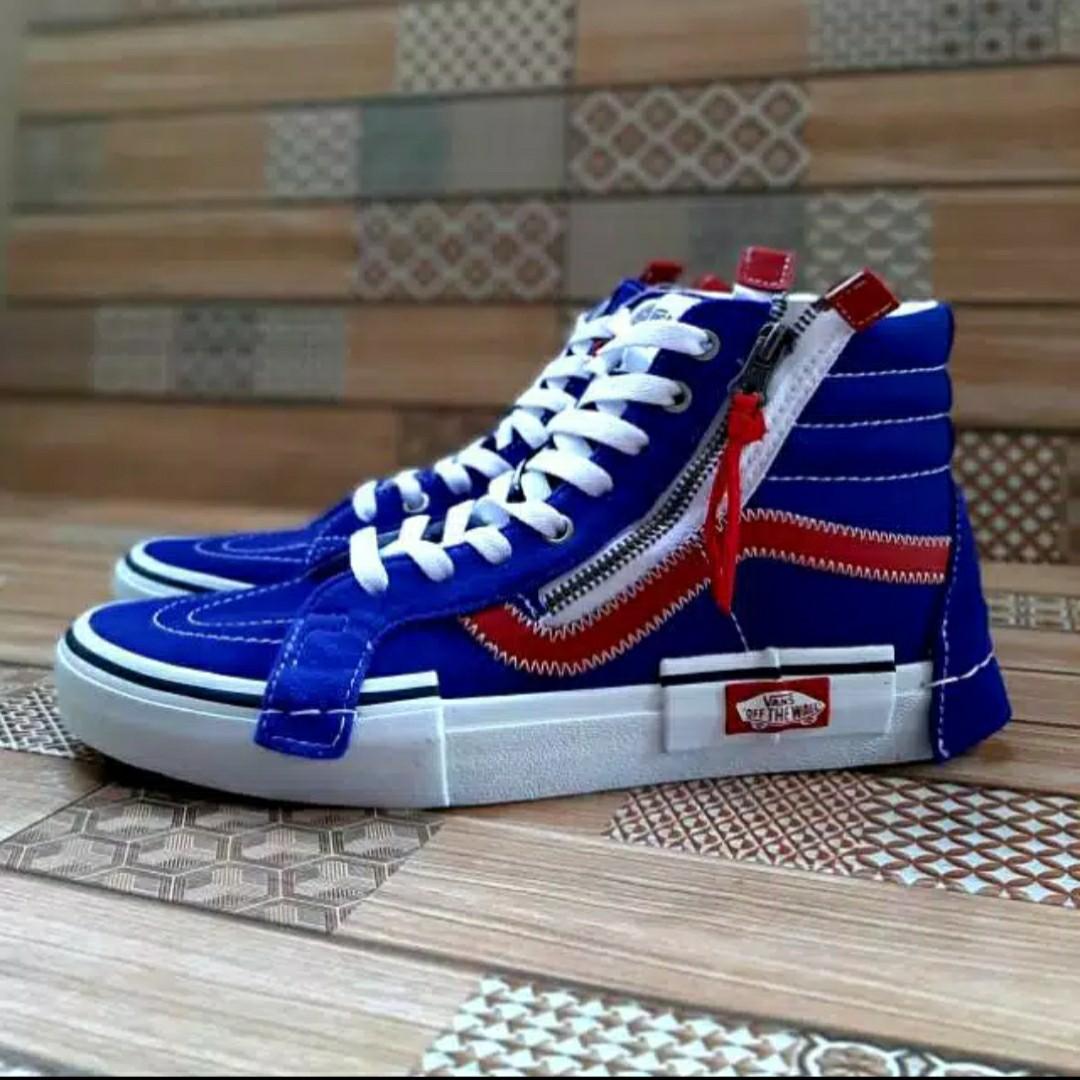 Vans cut and paste blue new arrivals