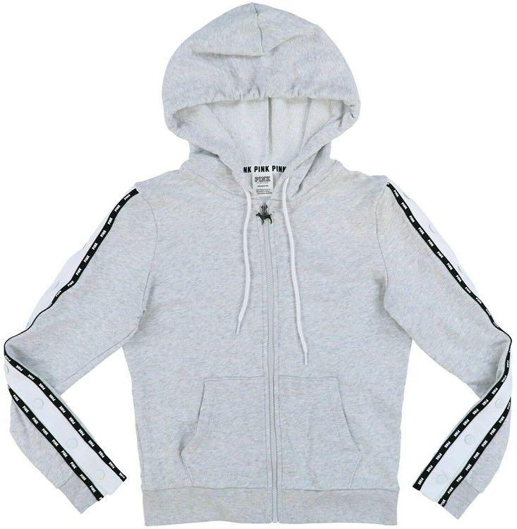 Victoria secret zip up hoodie clearance