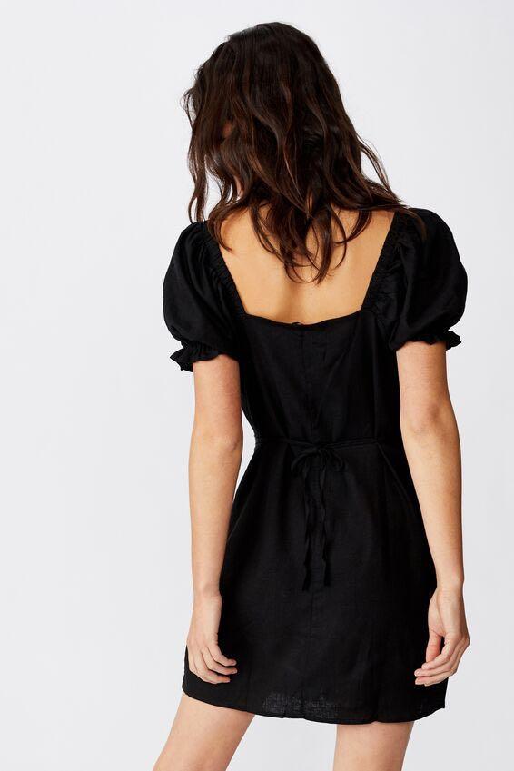 woven aurora short sleeve mini dress woven aurora short sleeve mini dress, Women's Fashion, Muslimah Fashion, Dresses on Carousell