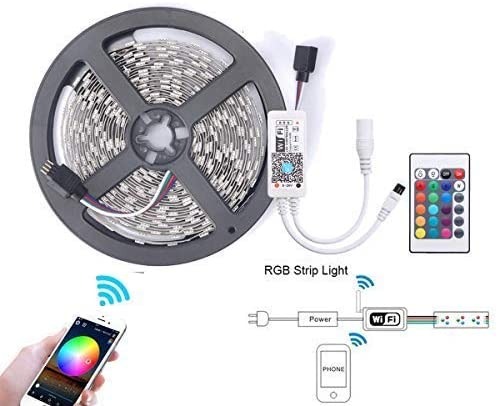 Hovvida WiFi RGB LED STRIP LIGHT, Furniture & Home Living, Lighting & Fans,  Lighting on Carousell