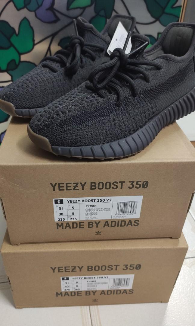Yeezy Boost 350 Cinder 5.5, Men's Fashion, Footwear, Sneakers on Carousell