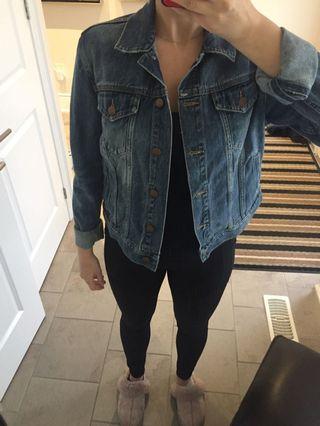 Denim jacket, size L but fits like a M