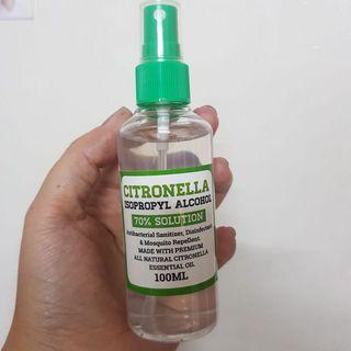 Citronella and Isopropryl alcohol in 1 bottle