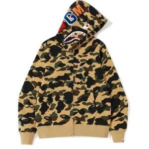 Bape shark yellow store