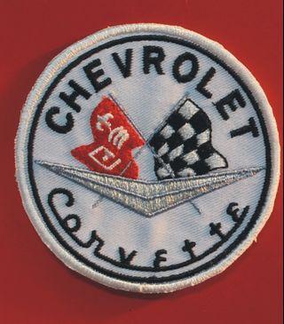 Vintage Chevrolet  Corvette  Embroidered  Cloth  Patch  (Choose 1)
