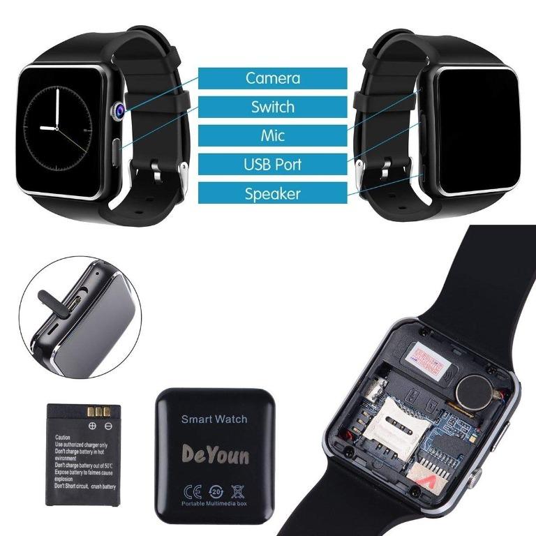 5963 Smartwatch TagoBee TB 01 Bluetooth Smart Watch with Camera Music Player Supports SIM TF Card 2.5D Touch Screen for Android Phones and iPhone