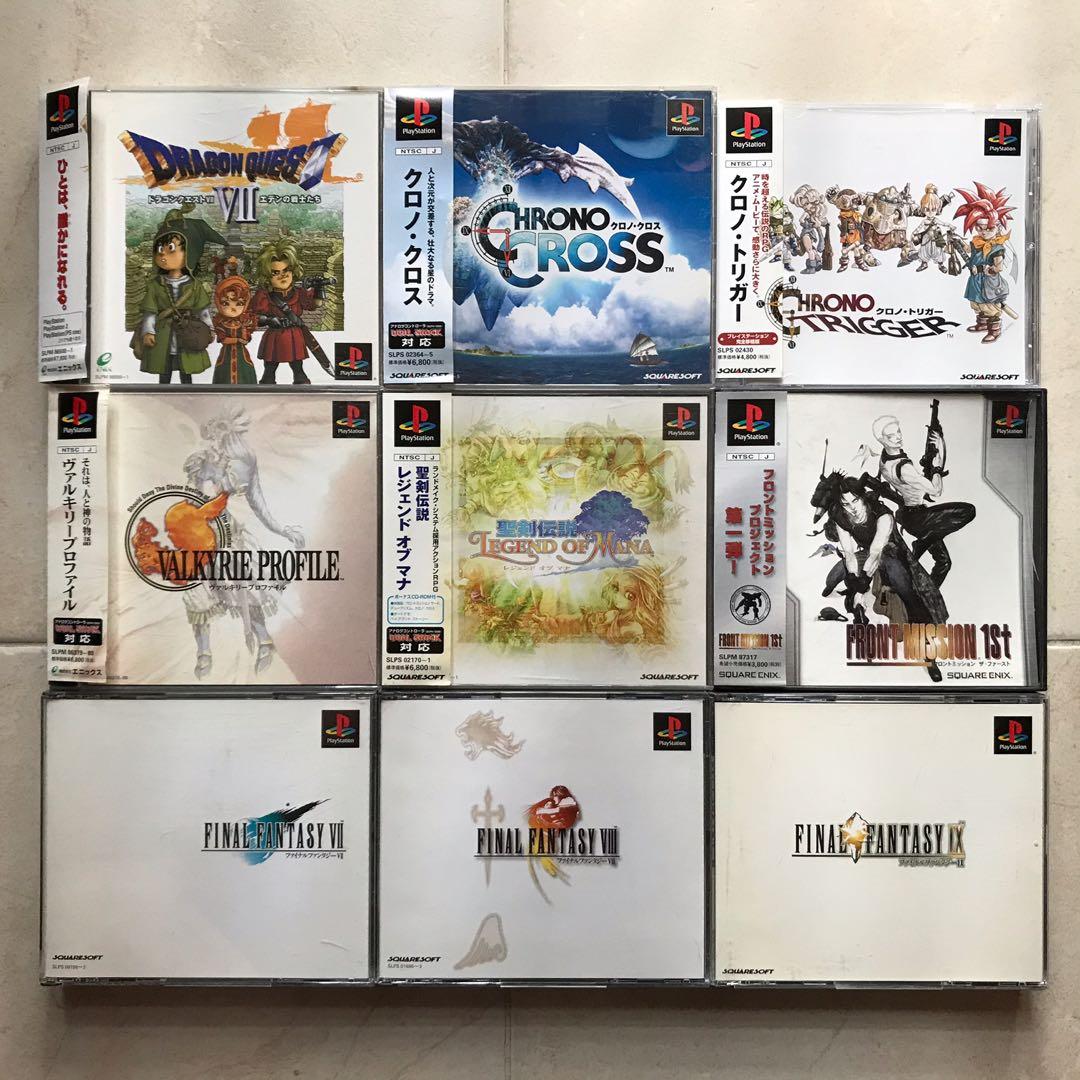 日版PS RPG SLG 賽馬系列太空戰士FINAL FANTASY 勇者鬥惡龍DRAGON 