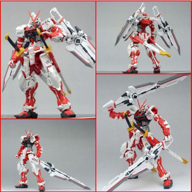 Astray Red Frame Caledfwlch Ddraig Head Conversion Set For Mg Red Blue Dragon Gundam Hobbies Toys Toys Games On Carousell