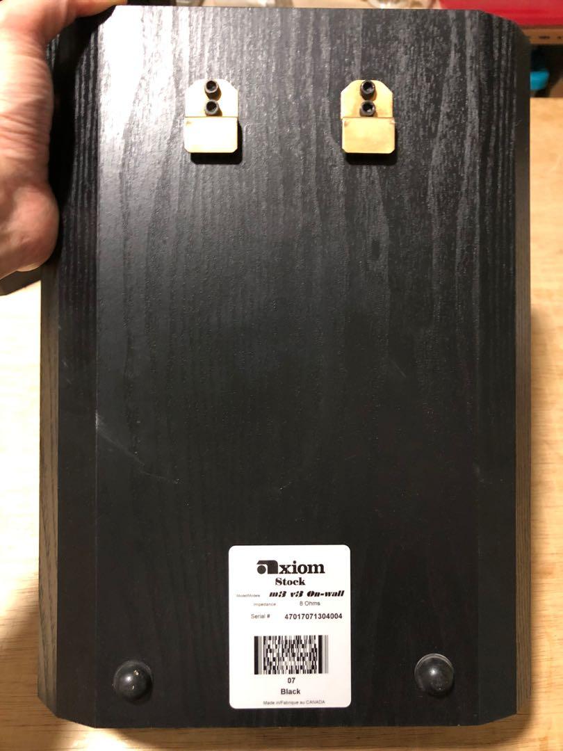 Axiom Audio M3 on wall speaker pair, 音 