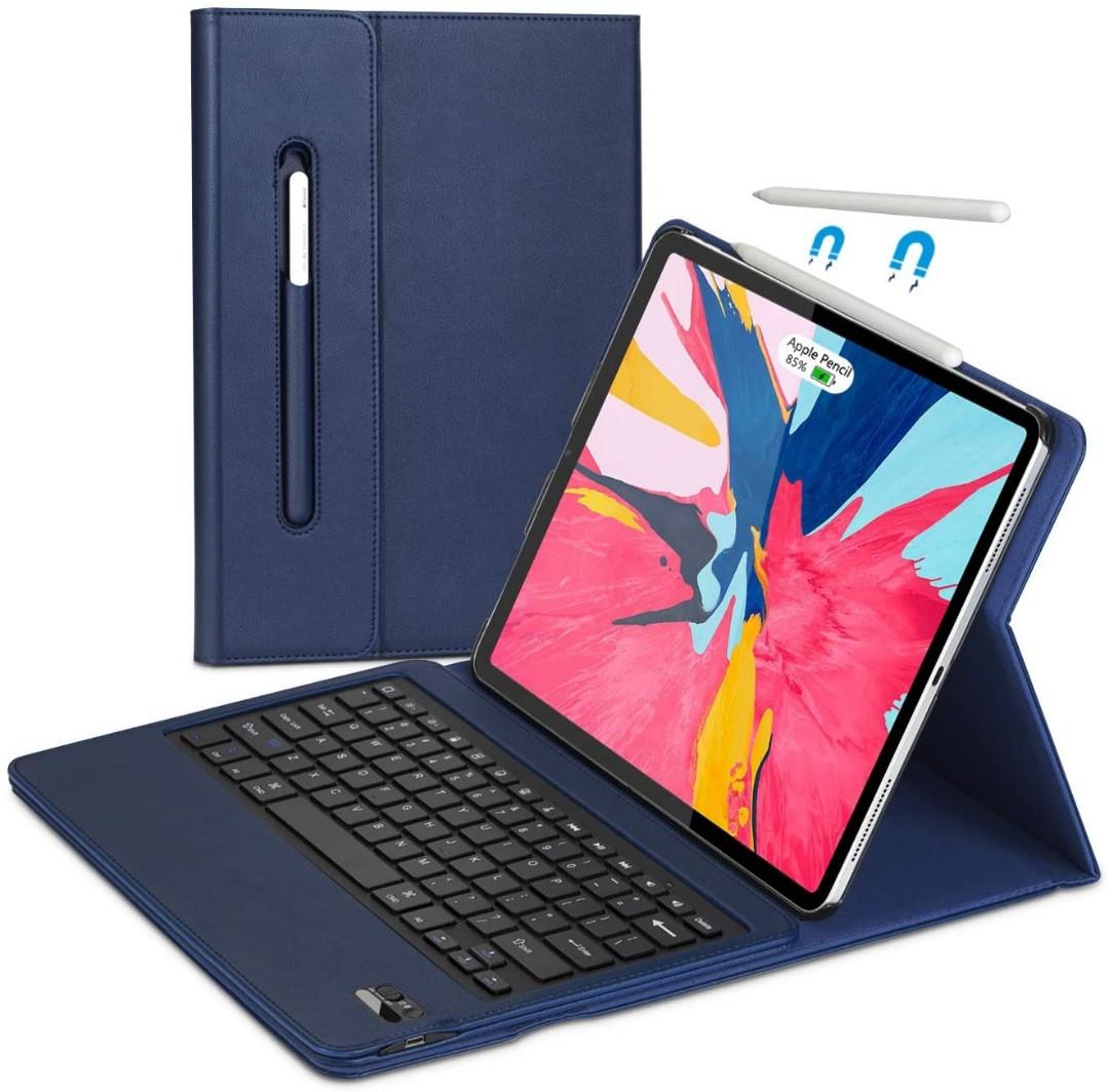 Bnib Vivefox Ipad Pro 12 9 2018 Keyboard Case Blue Mobile Phones Tablets Mobile Tablet Accessories Cases Sleeves On Carousell
