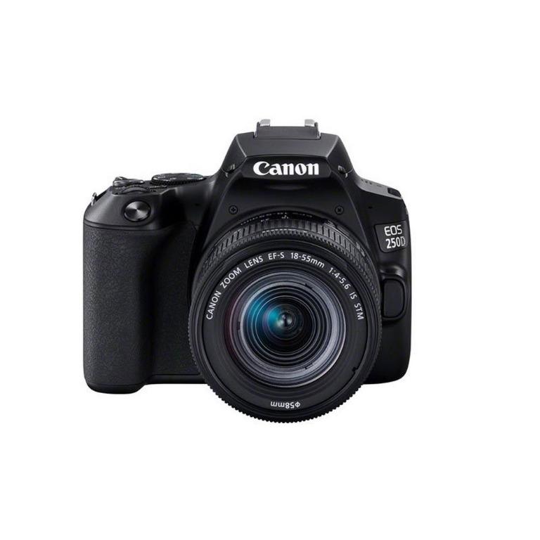 CANON EOS 250D KIT EF-S 18-55mm F4-5.6 IS STM Black, 攝影器材