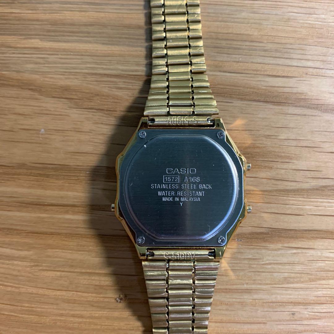 Casio 1572 a168 gold 2025