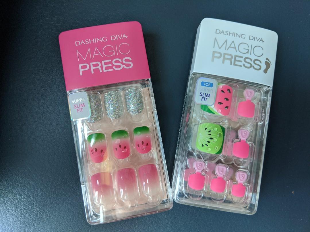 Dashing Diva Nail Art Magic Press New Health Beauty Hand Foot Care On Carousell