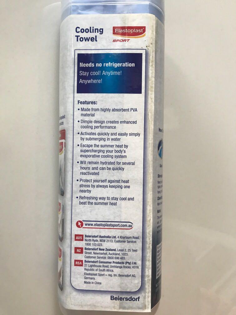 Elastoplast deals cooling towel