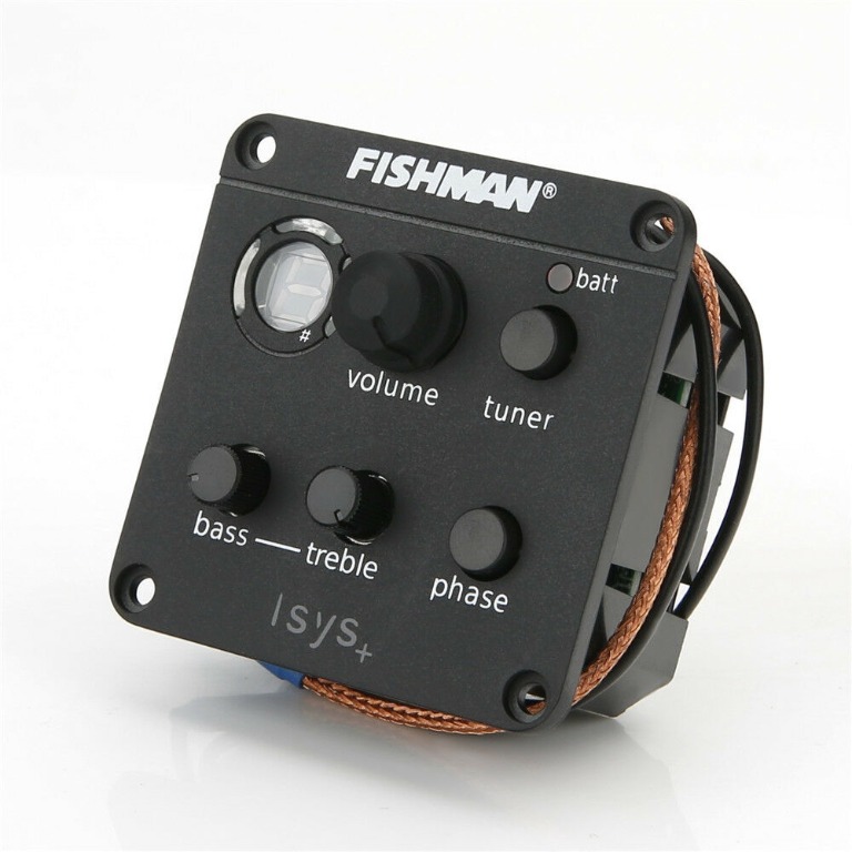 Free Shipping 1x FISHMAN ISYS+ Acoustic Guitar Pickup Piezo onboard