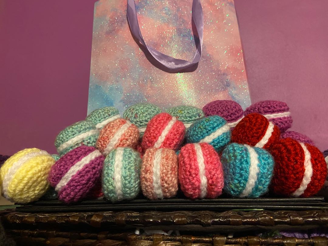 Handmade Crochet Amigurumi macarons