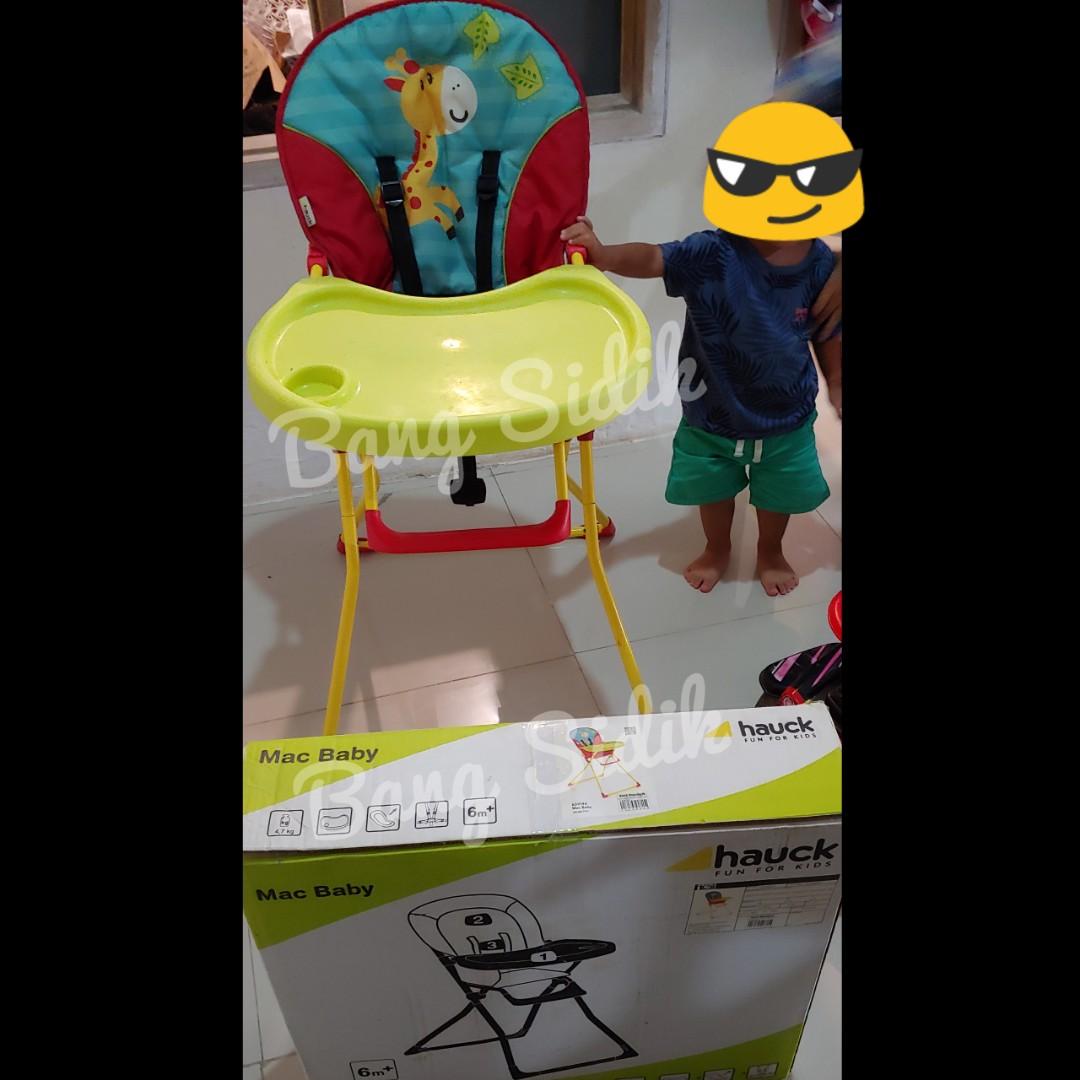 Hauck Mac Baby High Chair Kursi Makan Bayi Anak. Bayi Anak