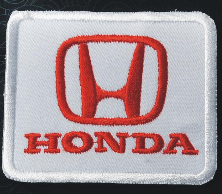 Honda Type-R & Honda Emblem Embroidered Cloth Patch ( Pair), Hobbies ...