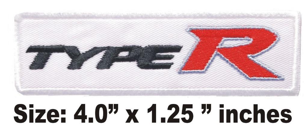 Honda Type-R & Honda Emblem Embroidered Cloth Patch ( Pair), Hobbies ...