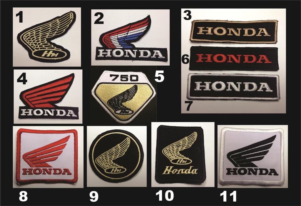 Honda Type-R & Honda Emblem Embroidered Cloth Patch ( Pair), Hobbies ...