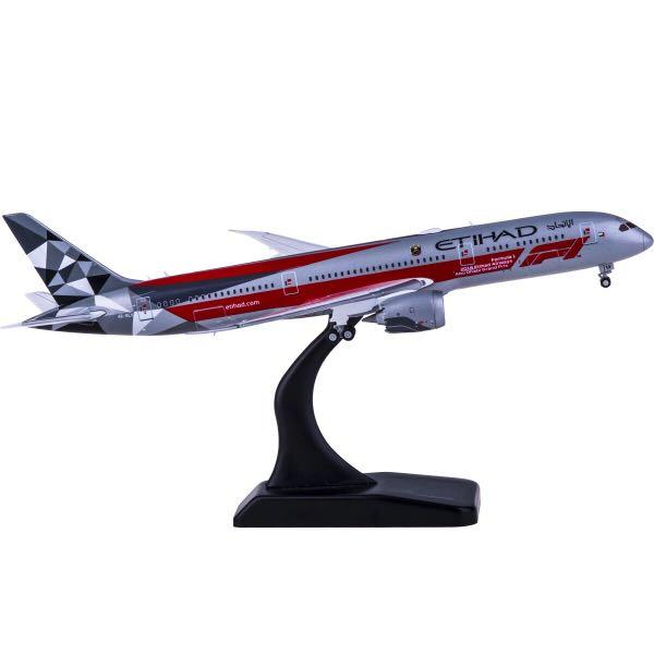 Avion JC Wings Boeing 787 Etihad Airways - Couleurs Formula 1 - Échelle 1:200