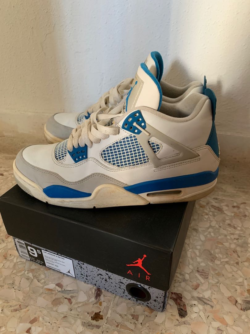 air jordan 4 retro gs military blue 2012