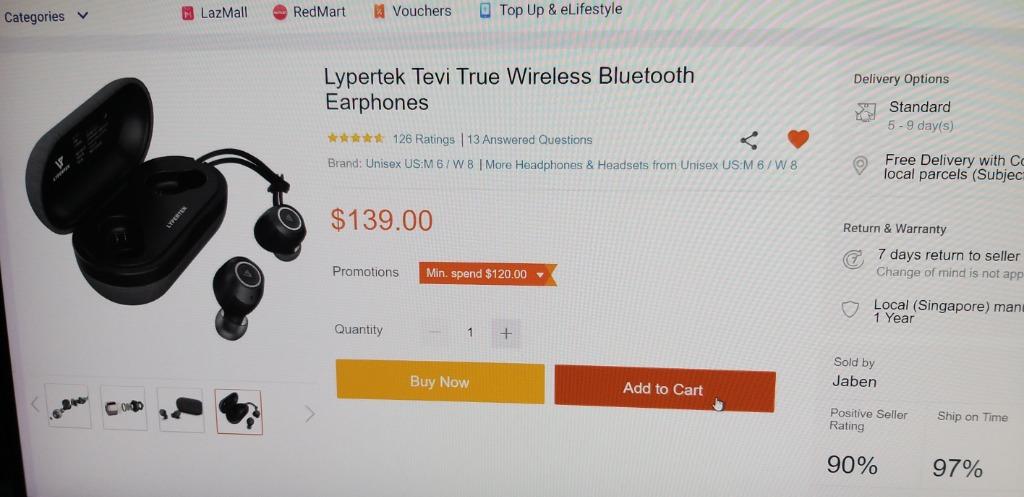 Lypertek hotsell tevi lazada