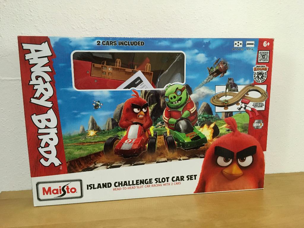 angry birds island challenge slot car set