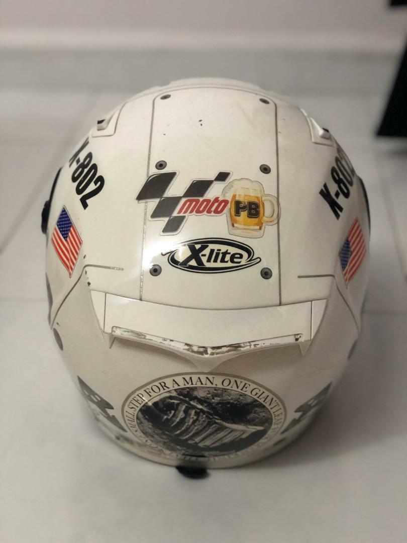 Nolan Xlite X802R Lorenzo Moon Full Faced Motorcycle Helmet