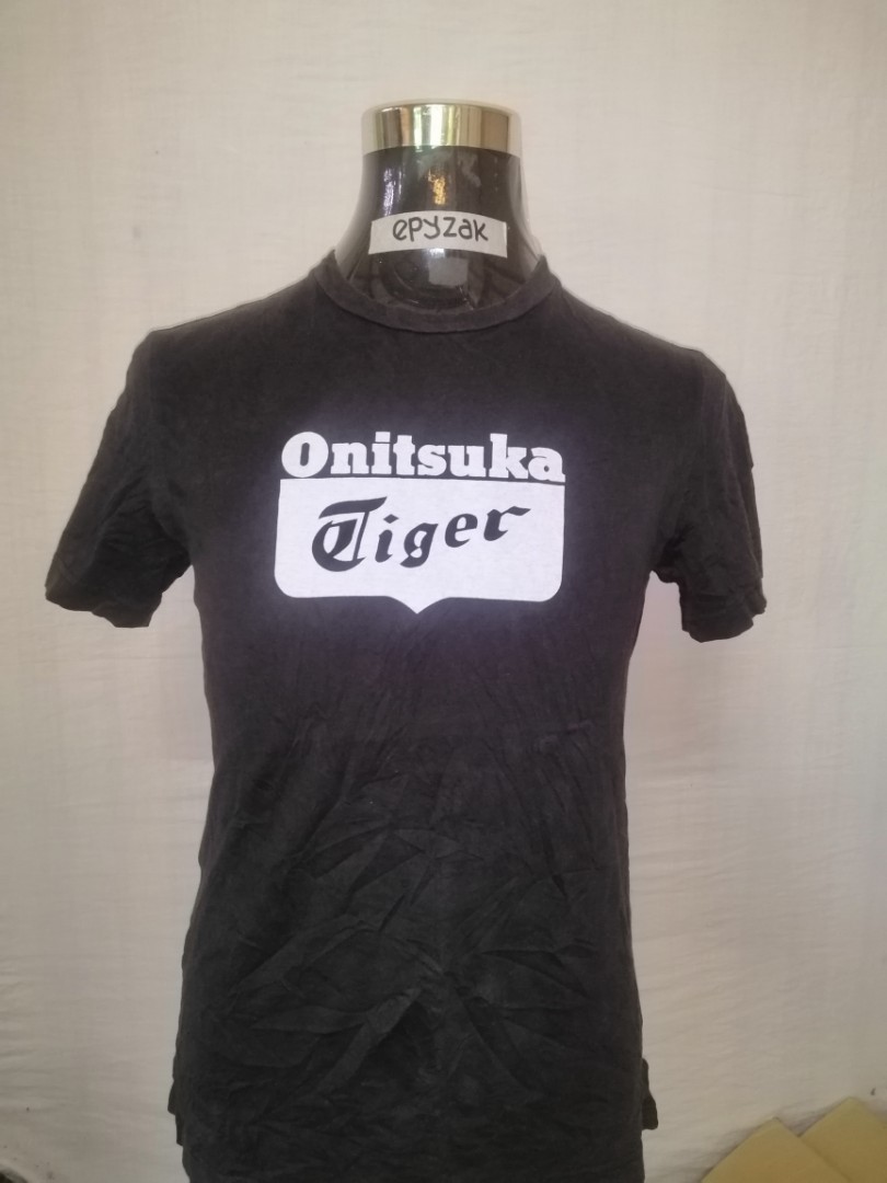 Onitsuka tiger t shirt homme brun clearance