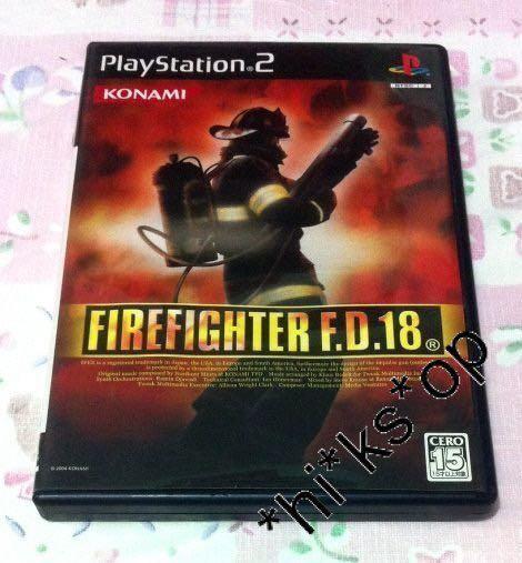 Play Station 2 (PS2) 超好玩FIREFIGHTER F.D.18 救火英雄F.D.18 另有