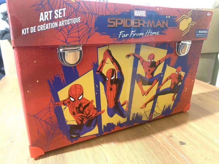 Disney Store Spider-Man Deluxe Art Kit