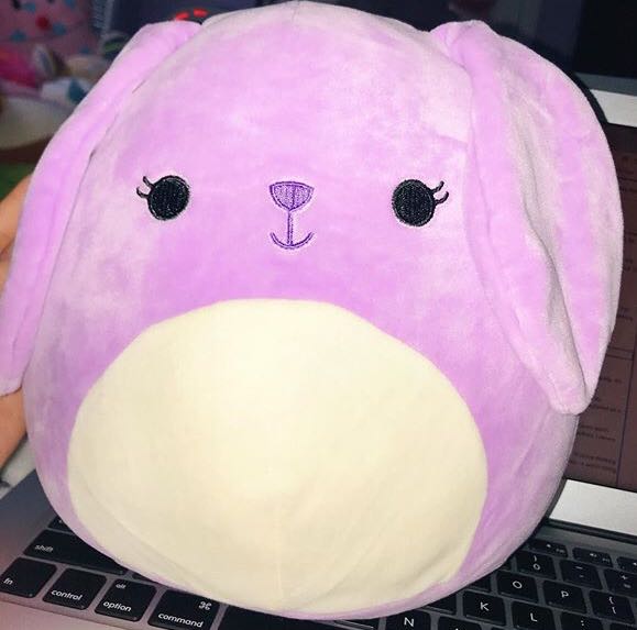 purple bunny stuffed animal