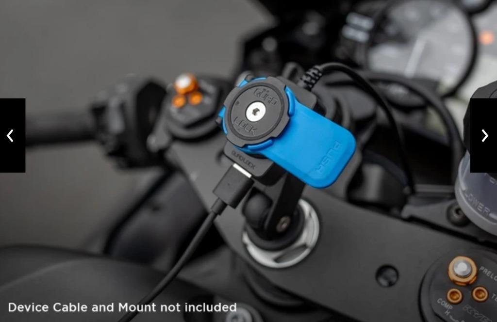 quad lock motorcycle charger