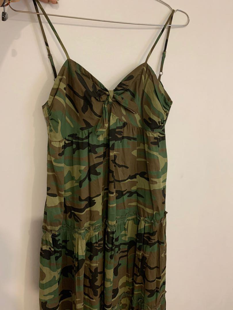 Ralph Lauren camo maxi dress Women s Fashion Muslimah Fashion