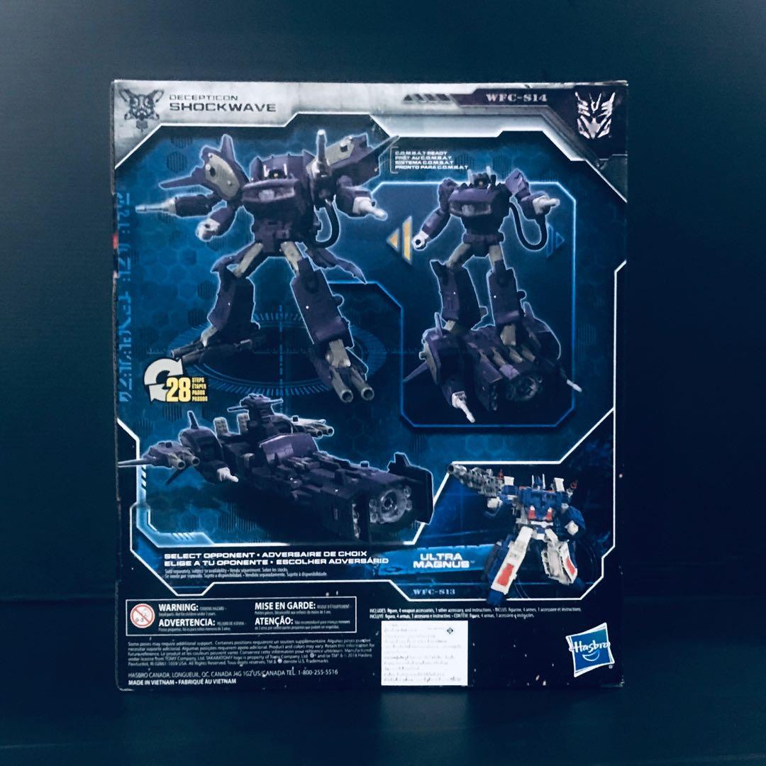 MISB Shockwave: Transformers Siege War for Cybertron - Leader Class (9 inches / 22.86 cm) (Category: Action & Battle Toys) located in Quezon City. Submitted by simplesimonsez (Listing ID 286065728, Image 3). Description: #BrandNew #NeverBeenOpened #Mint in Sealed Box The WFC-S14 Shockwave figure features story-inspired battle-worn deco and is equipped with a LV-1 Thermal Range Neuron Beam weapon arm, 2 LV Duo-Pulse Radiograph weapon accessories a