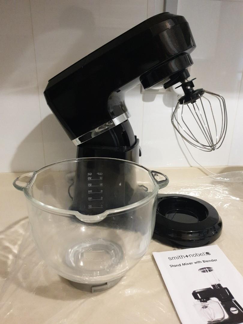 Smith + Nobel Stand Mixer with Blender (4L Glass Bowl & 1.5L Glass