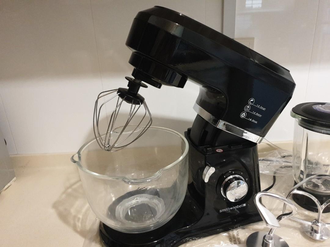 Smith + Nobel Stand Mixer with Blender (4L Glass Bowl & 1.5L Glass