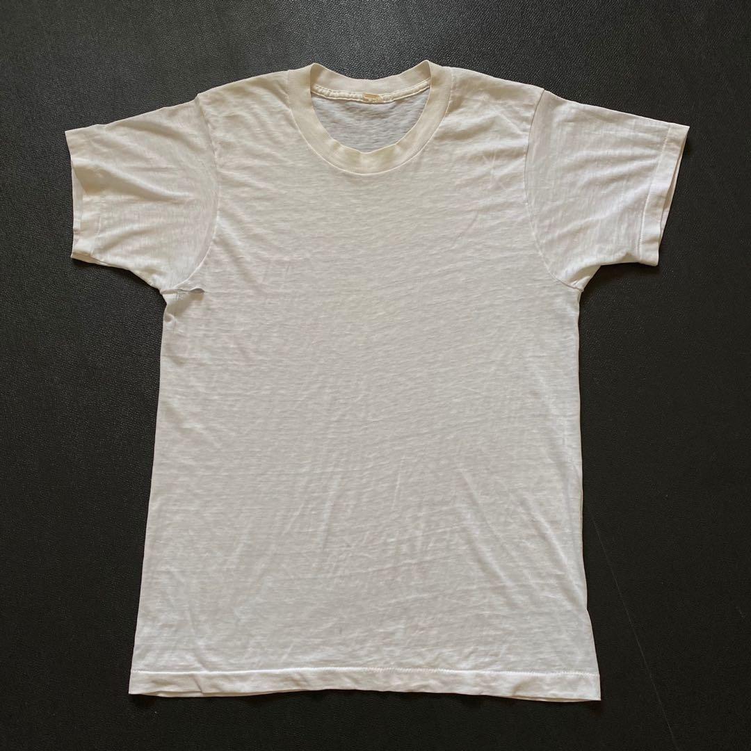 Vintage plain white t shirt Men s Fashion Tops Sets Tshirts