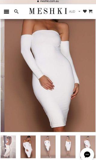 MESHKI white dress