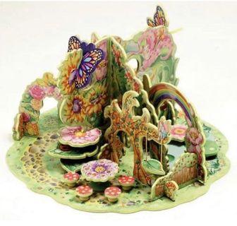 Fairy wooden play set