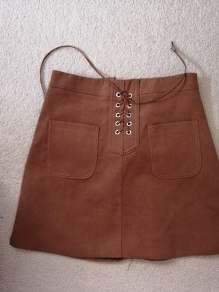 Brown skirt