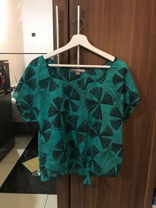 Forever 21 Turquoise Top #SalingBerbagi