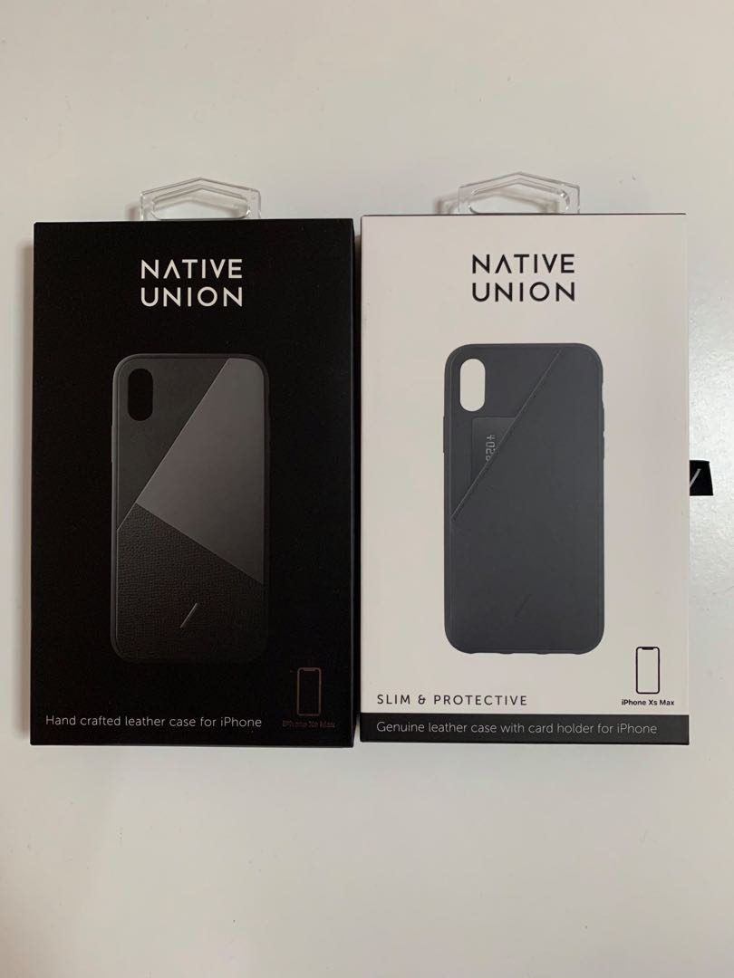 【全新 New】Native Union iPhone XS Max Leather Case 皮革外殼, 手提電話, 電話＆平板電腦配件